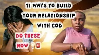 How to build and intentional and strong relationship with God #createyours #faithjourney #love #god