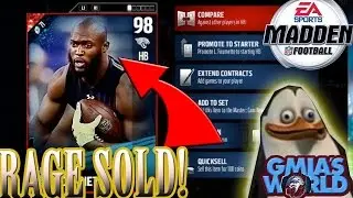 NFL DRAFT RB FOURNETTE IS SOFTER THAN BABY SH*T! FOURNETTE RAGE SOLD | MUT 17 RAGE!