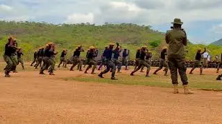 Zambia Police Service Passout Parade Squad 1-44: Combative Training Demo.