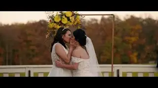 Lesbian Wedding | LOVE IS LOVE | Two brides: Grace and Grace 🌈💍  #lgtbt  #lgbtq #gay #lesb #wedding