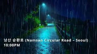 Rainy Road in the Quiet Night | ASMR Gentle Rain to Deep Sleep & Reduce Stress