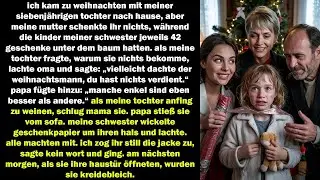 meine familie demütigte meine tochter an weihnachten doch am nächsten morgen wurden sie kreidebleich
