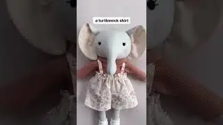 My new elephant sewing pattern 🐘🩷 #sewing #sewingtutorial