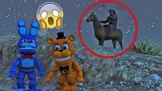 ADVENTURE FREDDY E BONNIE PODEM ESCAPAR DO FANTASMA NEGRO | GTA V Five Nights at Freddy's
