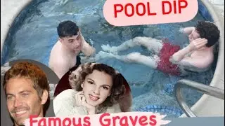 Visiting the grave of Judy Garland