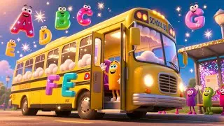 Bus Ride With ABC 🚌🔤 | Fun Alphabet Song for Kids | Playful Nursery Rhyme