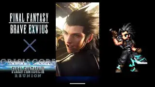 [FFBE JP] x FFVII Crisis Core Reunion ZACK FAIR BANNER Summon! (w 44K Lapis and 39 Tickets) (FF7)