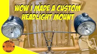 CUSTOM Headlights mount (Rat Rod Gasser build)