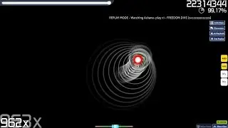[osu!] xi - FREEDOM DiVE [14122222222222] | 98.18% | FC by Ackane-