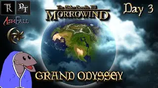 Traveling in the Telvanni Isles || Morrowind: Grand Odyssey [Day:3]
