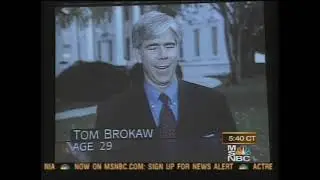 Imus clip - David Gregory does Tom Brokaw impression 2003
