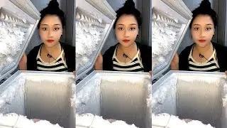 ASMR THIN ICE EATING #iceeating