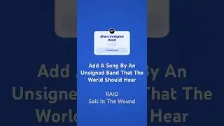 RAID Salt In The Wound unsigned band short share
