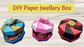 Origami Hexagonal Gift Box Tutorial | Origami Hexagonal Box lid | Origami Hexagon