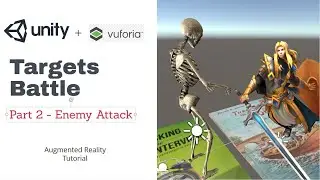 Unity And Vuforia Colliders Tutorial - Targets Battle: Part 2- Enemy Attack | C# Tutorial