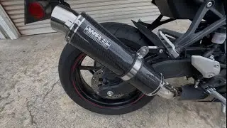 ZX-4R  スリップオンマフラー着けました！