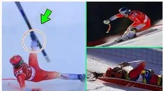 🚨 Shocking Crash on the Streif! Arnaud Boisset&rsquo;s Brutal Super-G Fall | Super-G Kitzb&uuml;hel accident