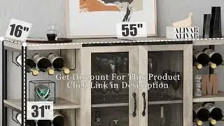 Stylish & Practical Industrial Liquor Cabinet for Your Home Bar! 🍸✨