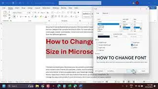 How to Change Font Size in Microsoft 365