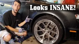 Put My S6 Wheels on my RS4... Big Mistake??