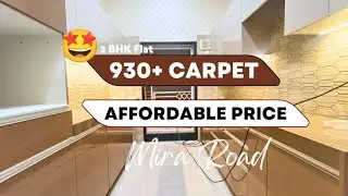 Wow 😳 इतना बड़ा 2 bhk flat मीरा रोड mumbai में। 930 sqft Carpet | mira road 2 bhk