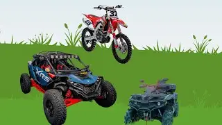 Part 3 of MX bikes vs ATV THIS IS CRAZY!