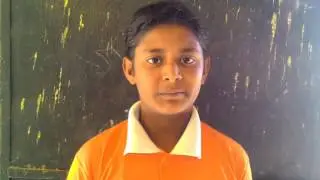 Speech by My Student Anant Tayade 6th std