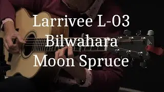 Larrivee L-03 Bilwahara / Moon Spruce Acoustic Guitar Demo