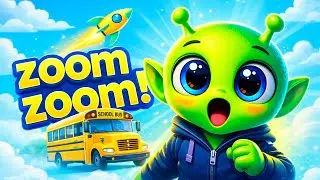 Wheels on the Space Bus 🚀🌟 | Out-of-This-World Kids Song