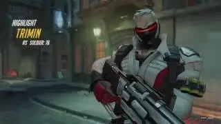 Overwatch Aimbot Play (Soldier's OP Ult)