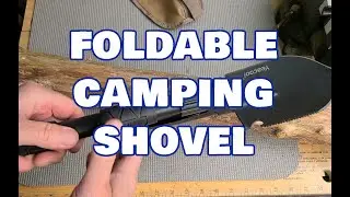 Pretty versatile folding camping shovel, trench tool, digger