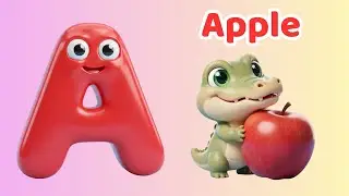 Песенка про звуки животных ABC 🦁🍎 Изучаем алфавит от А до Я с животными, фруктами и конфетами | N...