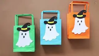 Sac à bonbons pour HALLOWEEN. Décoration d'Halloween. Candy bag for HALLOWEEN. Halloween decoration.