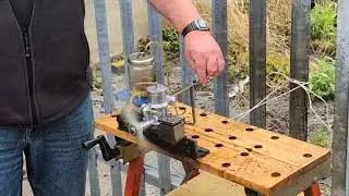 PAW 10CC engine start up and running demonstration 