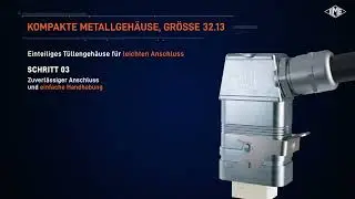 Kompakte Metallgeh&auml;use CQA/MQA Gr&ouml;&szlig;e 32.13