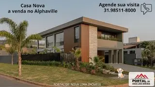 Casa nova a venda no Alphaville em Nova Lima   Ligue e agende sua visita 31 98511 8000