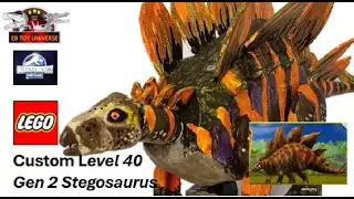 STEGOSAURUS  GEN 2 LEVEL 40  LEGO JURASSIC WORLD THE GAME CUSTOM I LEVEL 40 STEGOSAURUS