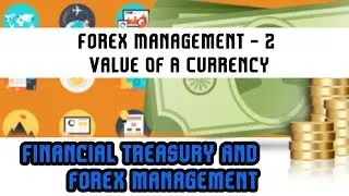 Financial Treasury & Forex Management | Forex Management - 2 | Value Of A Currency | Lecture 32