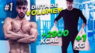UN DÍA EN MI DIETA DE VOLUMEN - 2900 KCAL (PESO 67KG)  #1