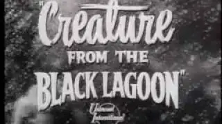 Creature from the Black Lagoon trailer