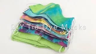 DIY Tie Dye Face Masks