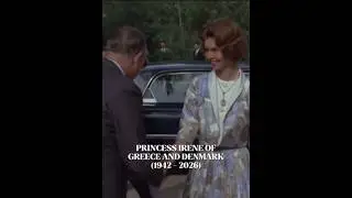 🕊️ Irene of Greece Passes Away | Royalty in Mourning 👑