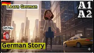 Learn German with a Story | First Day at Work | Simple German Conversation | A1&ndash;A2