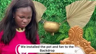 This is a real live wedding decoration/ how to setup a  decoration #weddingdecoration  #wedding