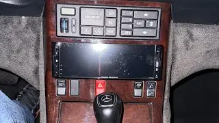 Problems with installing a Power Acoustik CP-71W car stereo in a Mercedes-Benz SL R129