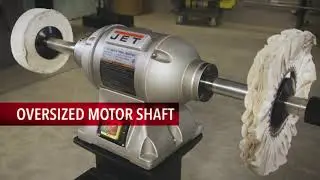 JET 8-Inch, 10-Inch, and 12-Inch Industrial Buffers