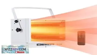 VEVOR Electric Garage Heater 10000 Watt with Remote Control & 10 Hour Timer