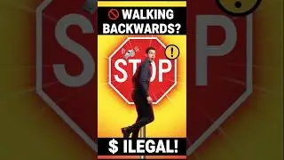 Walking Backwards Is ACTUALLY Illegal?! 😳