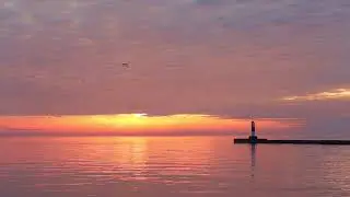 Grand Haven, Michigan Sunset - 3/28/18 by Matt Jung