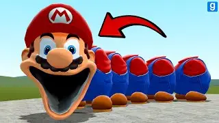Я нашёл нового голодного червя Марио в Garry's Mod!